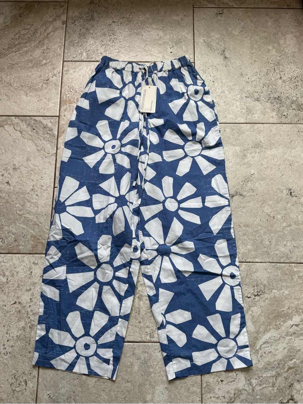 Zulu & Zephyr Geo Flower Cotton Pants